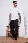 Buratti Pamuklu Regular Fit Normal Bel Düz Paça Cepli Erkek Pijama Altı 6574003 YEŞİL