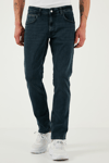 Buratti Pamuklu Regular Fit Normal Bel Boru Paça Jeans Erkek Kot Pantolon 2211S81PARMA MAVİ