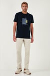 Buratti Pamuklu Regular Fit Normal Bel Boru Paça Jeans Erkek Kot Pantolon 2211S66PARMA NATUREL