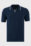 Buratti Pamuklu Regular Fit Şerit Detaylı 3'lü Paket Erkek Polo Yaka T Shirt 5902964S3 Vizon-Siyah-İndigo