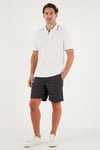 Buratti Pamuklu Regular Fit Şerit Detaylı Erkek Polo Yaka T Shirt 5902964 BEYAZ