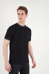 Buratti Pamuklu Regular Fit Şerit Detaylı Erkek T Shirt 5904089 SİYAH