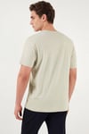Buratti Pamuklu Regular Fit V Yaka Erkek T Shirt 5902719 TAŞ