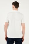Buratti Pamuklu Regular Fit Yarım Fermuarlı Erkek Polo Yaka T Shirt 5902972 EKRU
