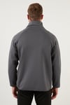 Buratti Pamuklu Regular Fit Yarım Fermuarlı Balıkçı Yaka Erkek Sweat 5905260 AÇIK HAKİ