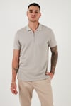 Buratti Pamuklu Regular Fit Yarım Fermuarlı 3'lü Paket Erkek Polo Yaka T Shirt 5902915S3 Beyaz-Açık Haki-Gri
