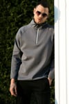 Buratti Pamuklu Regular Fit Yarım Fermuarlı Balıkçı Yaka Erkek Sweat 5905260 AÇIK HAKİ