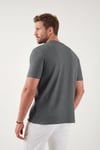 Buratti Pamuklu Regular Fit Yarım Fermuarlı Erkek T Shirt 5902653 AÇIK HAKİ