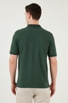 Buratti Pamuklu Regular Fit Yarım Fermuarlı 3'lü Paket Erkek Polo Yaka T Shirt 5903008S3 Siyah-Nefti-Saks
