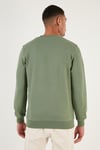 Buratti Pamuklu Relaxed Fit Bisiklet Yaka Erkek Sweat 5905453 Elma
