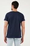 Buratti Pamuklu Slim Fit Bisiklet Yaka Erkek T Shirt 541TACTICAL LACİVERT
