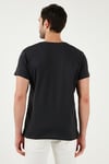 Buratti Pamuklu Slim Fit Bisiklet Yaka Erkek T Shirt 541FOLLOW KOYU ANTRASİT