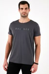 Buratti Pamuklu Slim Fit Bisiklet Yaka Baskılı 3'lü Paket Erkek T Shirt 541S31 Füme-Beyaz-Açık Gri