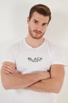 Buratti Pamuklu Slim Fit Bisiklet Yaka Erkek T Shirt 541FOLLOW BEYAZ