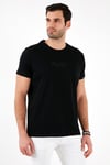 Buratti Pamuklu Slim Fit Bisiklet Yaka Erkek T Shirt 541FOLLOW SİYAH