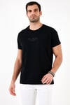 Buratti Pamuklu Slim Fit Bisiklet Yaka Erkek T Shirt 541FOLLOW SİYAH