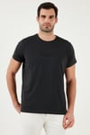 Buratti Pamuklu Slim Fit Bisiklet Yaka Erkek T Shirt 541FOLLOW KOYU ANTRASİT
