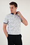 Buratti Pamuklu Slim Fit Düğmeli Erkek Polo Yaka T Shirt 646B3300 BEYAZ