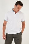 Buratti Pamuklu Slim Fit Erkek Polo Yaka T Shirt 646R4560 BEYAZ-YEŞİL