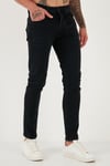 Buratti Pamuklu Slim Fit Normal Bel Dar Paça Jeans Erkek Kot Pantolon 1115C14NAPOLI SİYAH