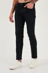 Buratti Pamuklu Slim Fit Normal Bel Dar Paça Jeans Erkek Kot Pantolon 1115C14NAPOLI SİYAH
