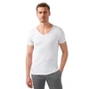 Buratti Pamuklu Slim Fit V Yaka Basic Erkek T Shirt 5412001 BEYAZ