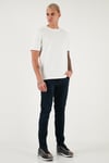 Buratti Pamuklu Slim Fit Yüksek Bel Dar Paça Jeans Erkek Kot Pantolon 3300C47TOKYO LACİVERT