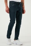 Buratti Pamuklu Slim Fit Yüksek Bel Dar Paça Jeans Erkek Kot Pantolon 3300S81TOKYO MAVİ