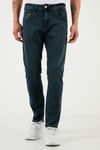 Buratti Pamuklu Slim Fit Yüksek Bel Dar Paça Jeans Erkek Kot Pantolon 3300S81TOKYO MAVİ