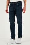 Buratti Pamuklu Slim Fit Yüksek Bel Dar Paça Jeans Erkek Kot Pantolon 3300S82TOKYO LACİVERT