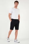 Buratti Regular Fit Bağlamalı Erkek Short 5908096 SİYAH