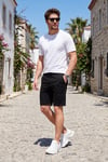 Buratti Regular Fit Bağlamalı Erkek Short 5908096 SİYAH