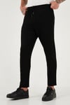 Buratti Regular Fit Belden Bağlamalı Düz Paça Jogger Erkek Pantolon 5908095 SİYAH