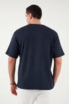 Buratti Regular Fit Bisiklet Yaka Erkek T Shirt 5904028 LACİVERT