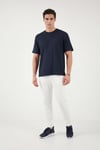 Buratti Regular Fit Bisiklet Yaka Erkek T Shirt 5904028 LACİVERT