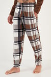 Buratti Regular Fit Bisiklet Yaka Kışlık Yumuşak Dokulu Polar Erkek Pijama Takımı 6096100 CAMEL