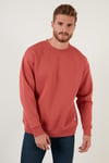 Buratti Regular Fit Bisiklet Yaka Pamuklu İçi Tüylü Yumuşak Şardonlu Erkek Sweat 5905255 KİREMİT