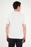 Buratti Regular Fit Çizgili Dokulu Bisiklet Yaka Erkek T Shirt 5904023 BEYAZ