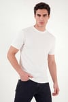 Buratti Regular Fit Çizgili Dokulu Bisiklet Yaka Erkek T Shirt 5904023 BEYAZ