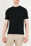 Buratti Regular Fit Çizgili Dokulu Bisiklet Yaka Erkek T Shirt 5904023 SİYAH
