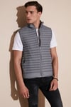 Buratti Regular Fit Dik Yaka Cepli Kapitone Şişme Erkek Yelek 497KIM GRİ