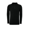 Buratti Regular Fit Fermuarlı Dik Yaka Kışlık Şardonlu Erkek Polar 5827006 SİYAH