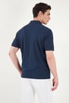 Buratti Regular Fit Fermuarlı Erkek Polo T Shirt 5904069 İNDİGO