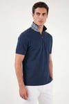 Buratti Regular Fit Fermuarlı Erkek Polo T Shirt 5904069 İNDİGO