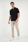 Buratti Regular Fit Fermuarlı Erkek Polo T Shirt 5904069 SİYAH
