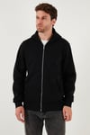 Buratti Regular Fit Kapüşonlu Kışlık 2'li Paket Erkek Sweat 5905340S2 SİYAH-SİYAH
