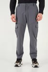 Buratti Regular Fit Normal Bel Cep Detaylı Trekking ve Kurye Erkek Pantolon 693150 FÜME