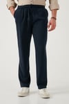 Buratti Regular Fit Normal Bel Düz Paça Erkek Pantolon 6689255 LACİVERT