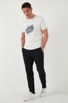Buratti Regular Fit Normal Bel Düz Paça Bağlamalı Jogger Erkek Pantolon CF25617801 SİYAH