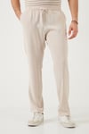 Buratti Regular Fit Normal Bel Düz Paça Erkek Pantolon 6689255 TAŞ